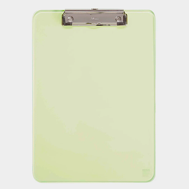 Clipboard - podkładka do pisania plastikowa, przezroczysta MAUL Neon